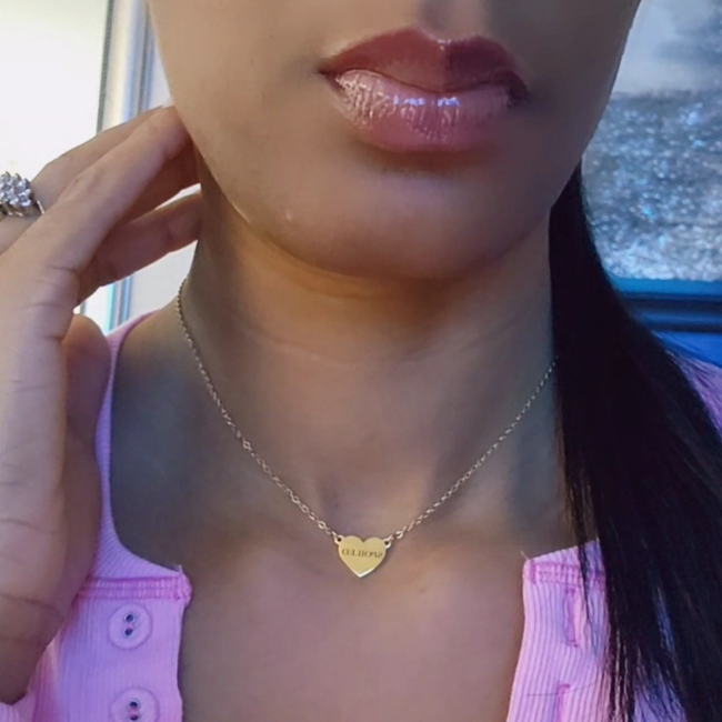 Dainty Floating Heart