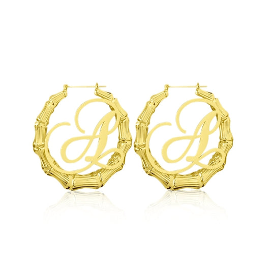 Initial It Babe Bamboo Hoop