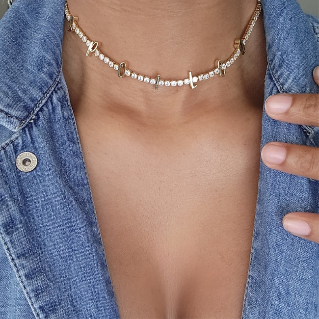 Sultry Tennis Necklace