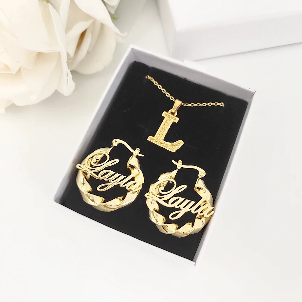 Twisted Hoops Set