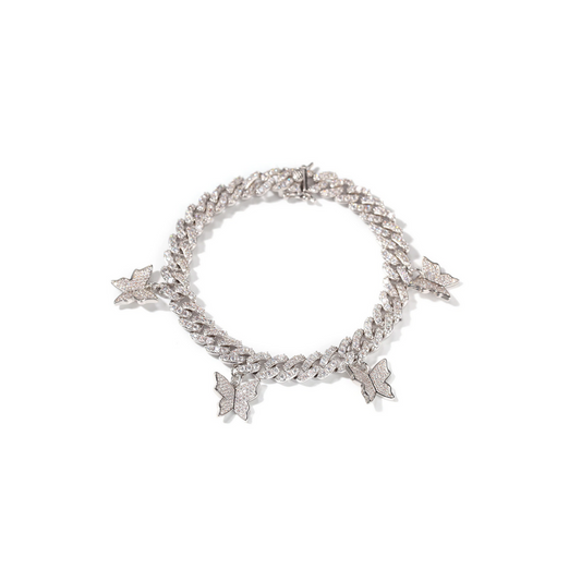 Boss Up Butterfly Anklet