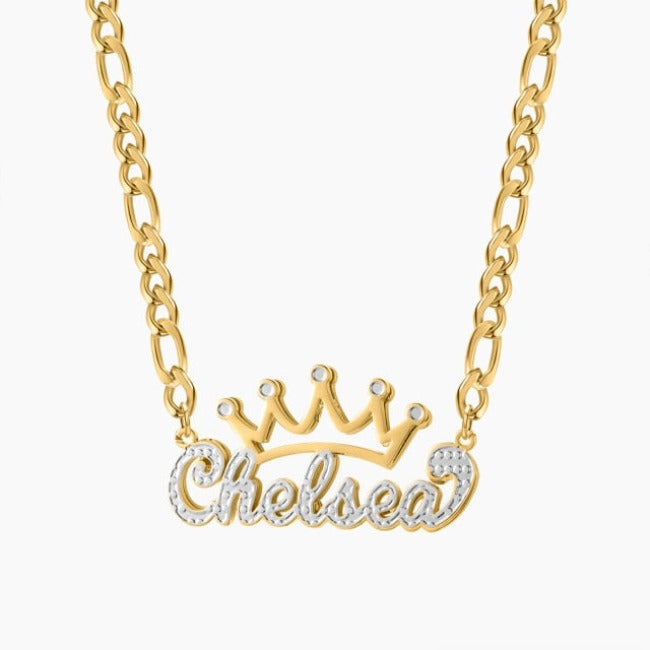 Crowned Wifey 3D Necklace